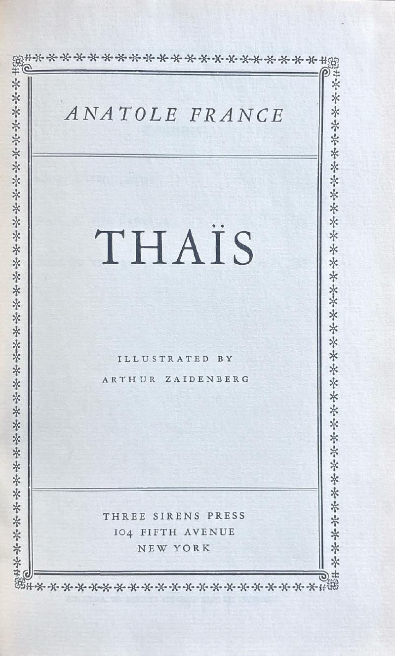 Anatole France: Thais & At the Sign of the Reine Pédauque — image 4