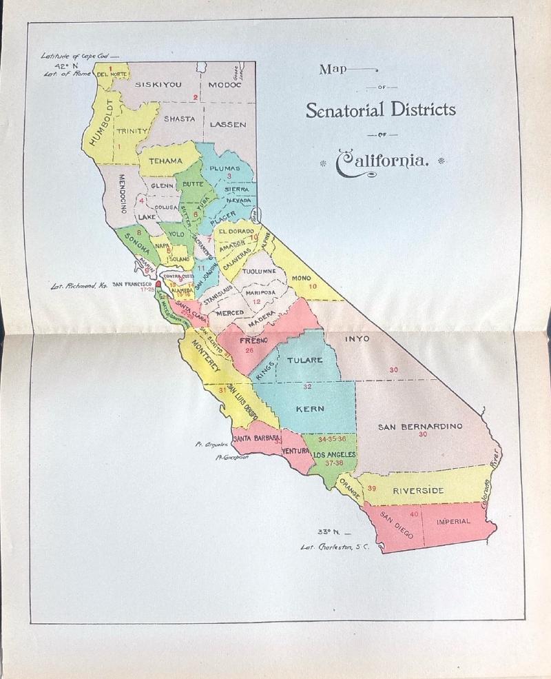 1909 California Blue Book (State Roster) — image 3