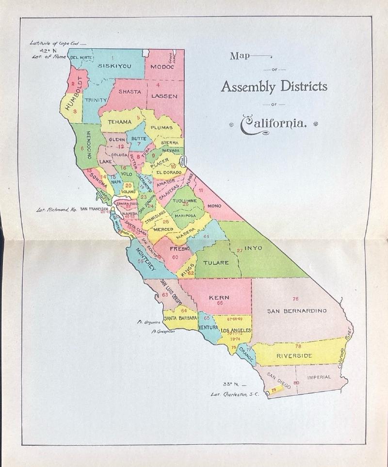 1909 California Blue Book (State Roster) — image 4