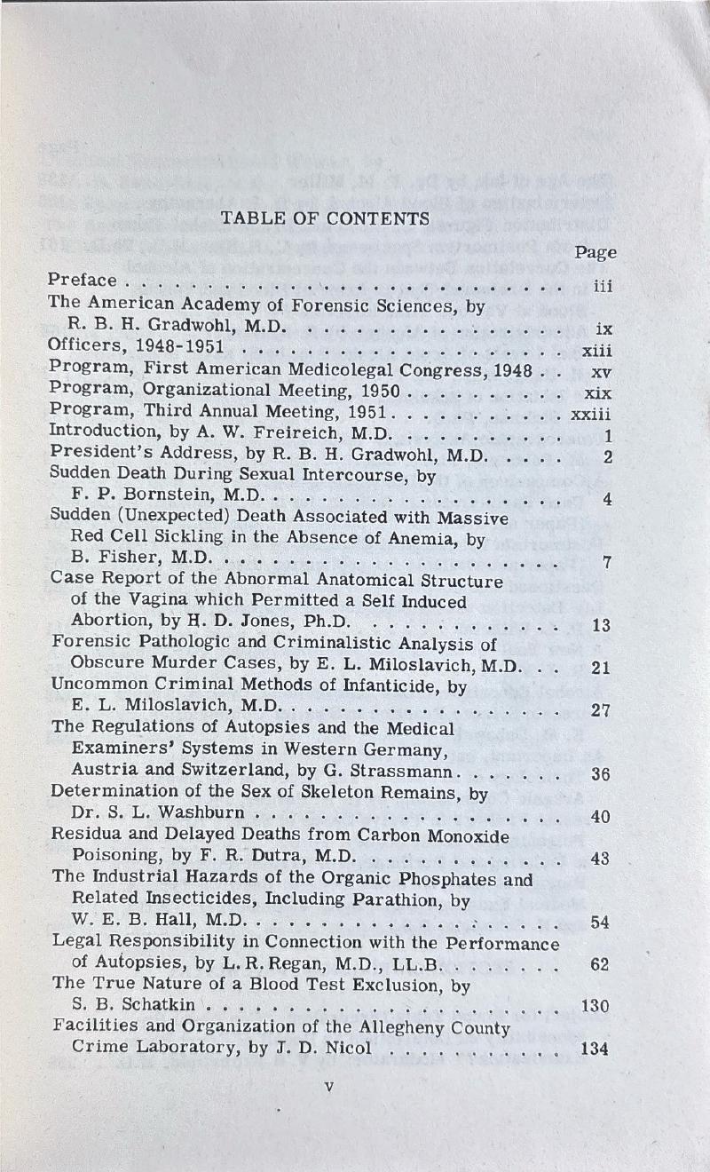 Proceedings of the American Academy of Forensic Sciences, Volume 1, Number 1 — image 4