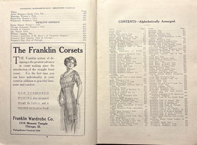 Official Directory of Woman’s Clubs: City of Chicago and Suburbs — image 3