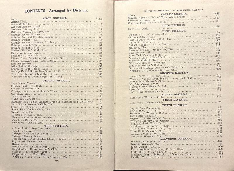 Official Directory of Woman’s Clubs: City of Chicago and Suburbs — image 5