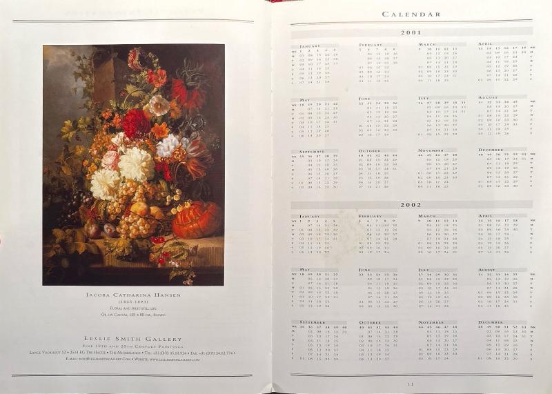 ING Barings 2001 Collector’s Agenda: Exclusive Corporate Gift Featuring Selected Artworks — image 3